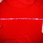 Anthropologie Maeve Womens Sweater Winterscape Cowl Neck Peplum XL Orange Photo 6