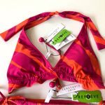 Sanctuary NWT Colorful Striped Bikini M Photo 7