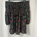 Likely  Manning Smocked Floral Off-the-shoulder Mini Sun Dress Photo 3