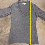Banana Republic  Womens Medium Dark Gray Wool Cashmere Blend Sweater Long Sleeve Photo 3