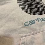 Carhartt  Graphic Hoodie Omens Size XS Pink Sweatshirt Pullover‎ Photo 6