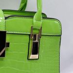 Hernan Bag Collection Women's Shoulder Bag Handbag Purse Croc Embossed Purse Green Photo 4