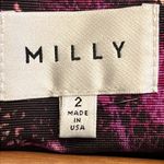 Milly Women’s Chloe Multicolor Froral Cap Sleeve Lined Sheath Dress Size 2 Photo 7