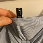 Zaful Blue Runch Tie Tank Top Photo 4