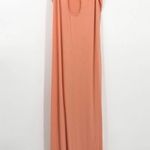 SKIMS  Keyhole Maxi Sleep Lounge Peach Dress Plus Size 2XL Women Photo 0
