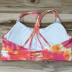 Wildfox  Sweat Tie Dye Two Piece Sports Bra Leggings Pink Orange Womens Medium Photo 4