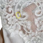 Sandro Paris White Lace & Black Colorblock Two Tone Mini Dress Photo 6