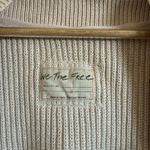 Free People Worn Thru Surplus Cardi Sweater Champagne Dream S Cozy Knit Photo 2