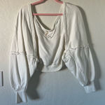 Free People White shrug it off bolero Photo 0