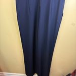 Calvin Klein  Navy Blue Cap Sleeve Wide Leg Jumpsuit Women's Size 6 Corporate Photo 9