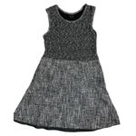 Theory  Cozma Aglow Tweed Fit Flare Contrast Sleeveless Dress Size 12 Photo 3