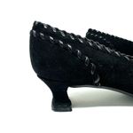 Stuart Weitzman  Size 5.5 Pumps‎ Black Square Toe Stitched Tassel Formal Business Photo 5