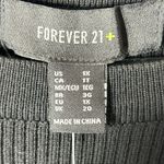 Forever 21  Sweater Dress Womens 1X Black Bodycon Mini Dress‎ NEW Photo 2