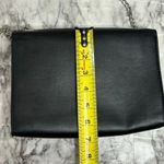 Badgley Mischka  Metal Fringe bag​​​​​ black silver logo chain link crossbody Photo 10