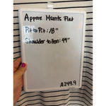 HATCH Easy Going Nursing Tee Dress Sz S/ XS Black White Stripe Maternity Photo 10