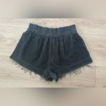 Urban Outfitters  Dark Green Corduroy High Waist Shorts Photo 2