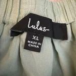 Lulus Sage Green Lined Flowy Lightweight Elastic Waist Pockets SZ XL #2001 Photo 10