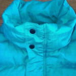 PUFFER JACKET Gray Duck Down and Feather filled Vintage Size XL Blue Photo 7
