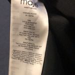 Maje Paveli Black Vinyl Pants Zipped-Cuff High Rise Cropped Trousers 40 US SZ10 Photo 5