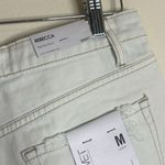 Vervet  Rebecca high rise colorblock fringe Denim shirts size medium Photo 9