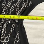 Banana Republic  black and white chain print dress petite XXS Photo 10