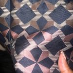 Brooks Brothers  Women Geometric Patterned Dress Textured Short Sleeve sz 14P Photo 7