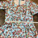 SheIn Curve Women’s Floral Romper with Bell Sleeves and Belt Size XL Photo 8