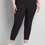 Lane Bryant On The Go black skim ankle pants, size 14 NWOT Photo 0