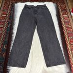 Abercrombie & Fitch Abercrombie Washed Black Curve Love The Loose High Rise Jeans Photo 1