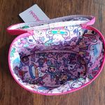 Tokidoki Pink Japanese Sakura Floral Fuji Zippered Cosmetic Bag Photo 2