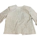 Souk Indigo Leopard Print Blazer Top Tan Size M Photo 5