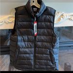 32 Degrees Heat Black Puffer Vest Ski Jacket Full Zip  Womens Medium Sleeveless Photo 4