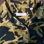 Equipment Scarab Camo Green Multi Slim Signature Silk Shirt Photo 9