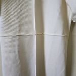 H&M T. H. M. L‎ Society Street Textured Dress Cream Puffy Sleeve Size Small Photo 1
