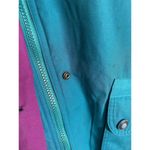 Pacific trail Vintage Coat Large Teal Purple Hooded Jacket Coat Lined Outerwear* Photo 10