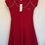 BDG  Urban Outfitters NWT Red Annabelle Tee Mini Dress Contrast Stitch Small‎ Photo 5