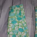 Lilly Pulitzer Lilly Pultizer Guava Green Floral And Crab Print Women's Capri's Size 4 Vintage Photo 3