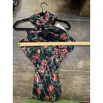 MISA Los Angeles NEW MISA Halter Kora Floral Jumpsuit with Pockets Black Size XS retail $470 Photo 13