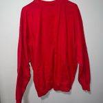Vintage 90's Classic Bird Embroidered Logo Sweater Red Size XL Photo 2