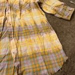 White Burch large plaid flannel Pink Photo 4