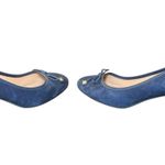 Tory Burch LAILA 50 Pumps Suede Grosgrain Royal Navy Blue Heels Shoes 9 Photo 3