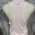 Nike running Light Pink Tank with Floral Accents size small Photo 5