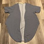 Terra & Sky  Polka Dot Open Front Kimono plus size 1X  16W-18W Photo 0