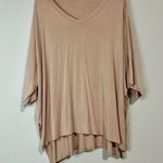 Zenana Women’s Plus Size Short Sleeve Flowy T Shirt Pale Pink Size 3X FLAW Photo 0