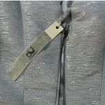 YA Los Angeles LA Dress Fit & Flare Small Metallic Silver Holiday BROKEN ZIP Photo 7