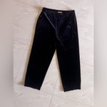 Notations  1X Black Velour Pull-on Wide Leg Elegant Pants Photo 9