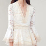 Alexis  Alexina Lace Top in Pearl White NWT Sz. M Photo 0