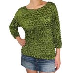 90s Magic Scarf Green Popcorn Shirt Retro One Size Small Medium Large Photo 1