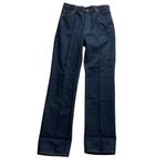 Lee Deadstock Vintage 80s Women's Denim Riders Jeans Indigo Dark Wash Size 15 Photo 3