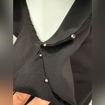 Very J Black Mini Dress with Ruffle Sleeves Size S Photo 6